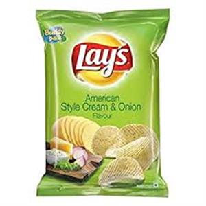 Lays - Potato American Style Cream And Onion Flavour Chips (52 g)